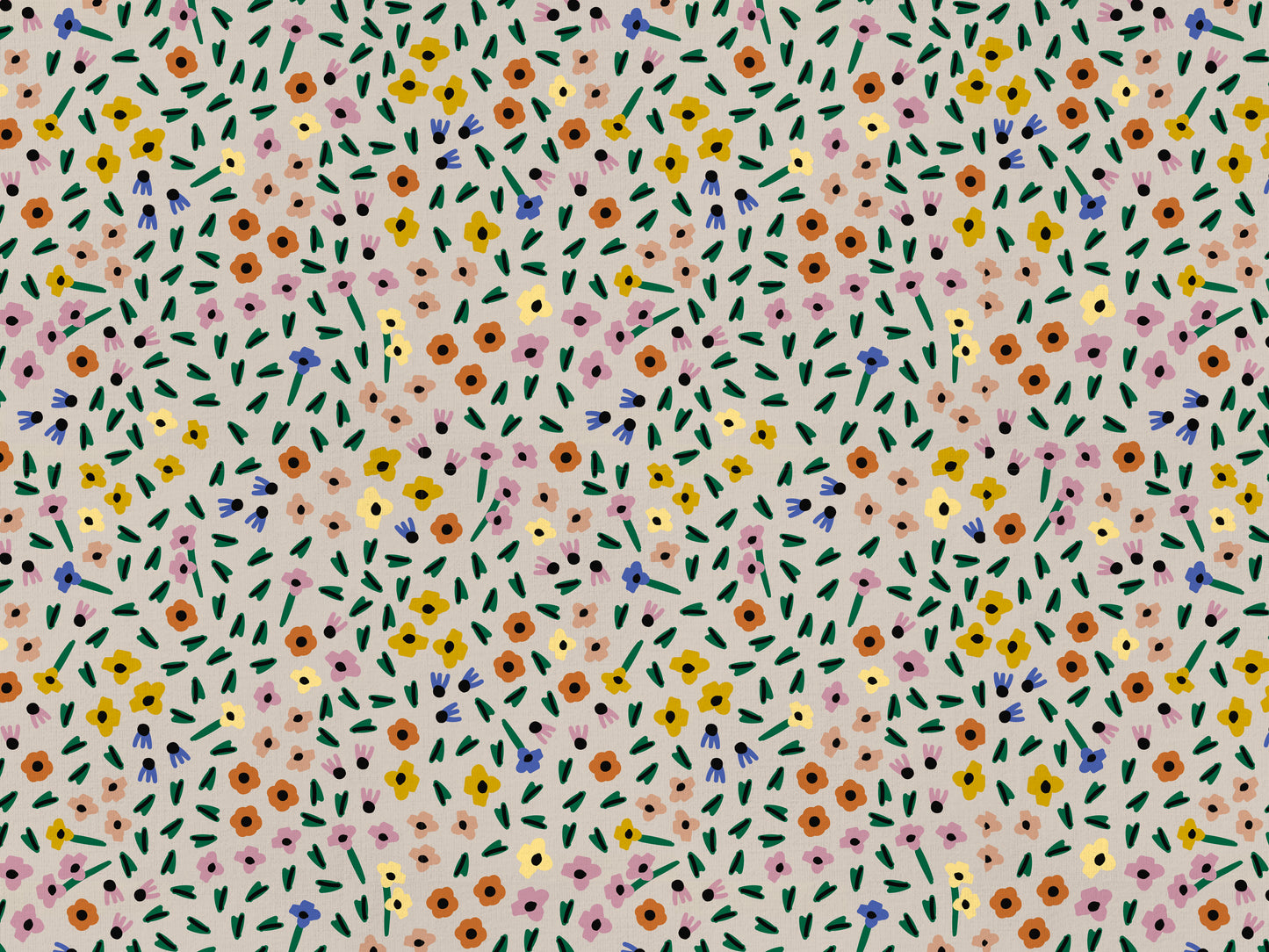 Seed Speckle Cotton Linen Blend Natural