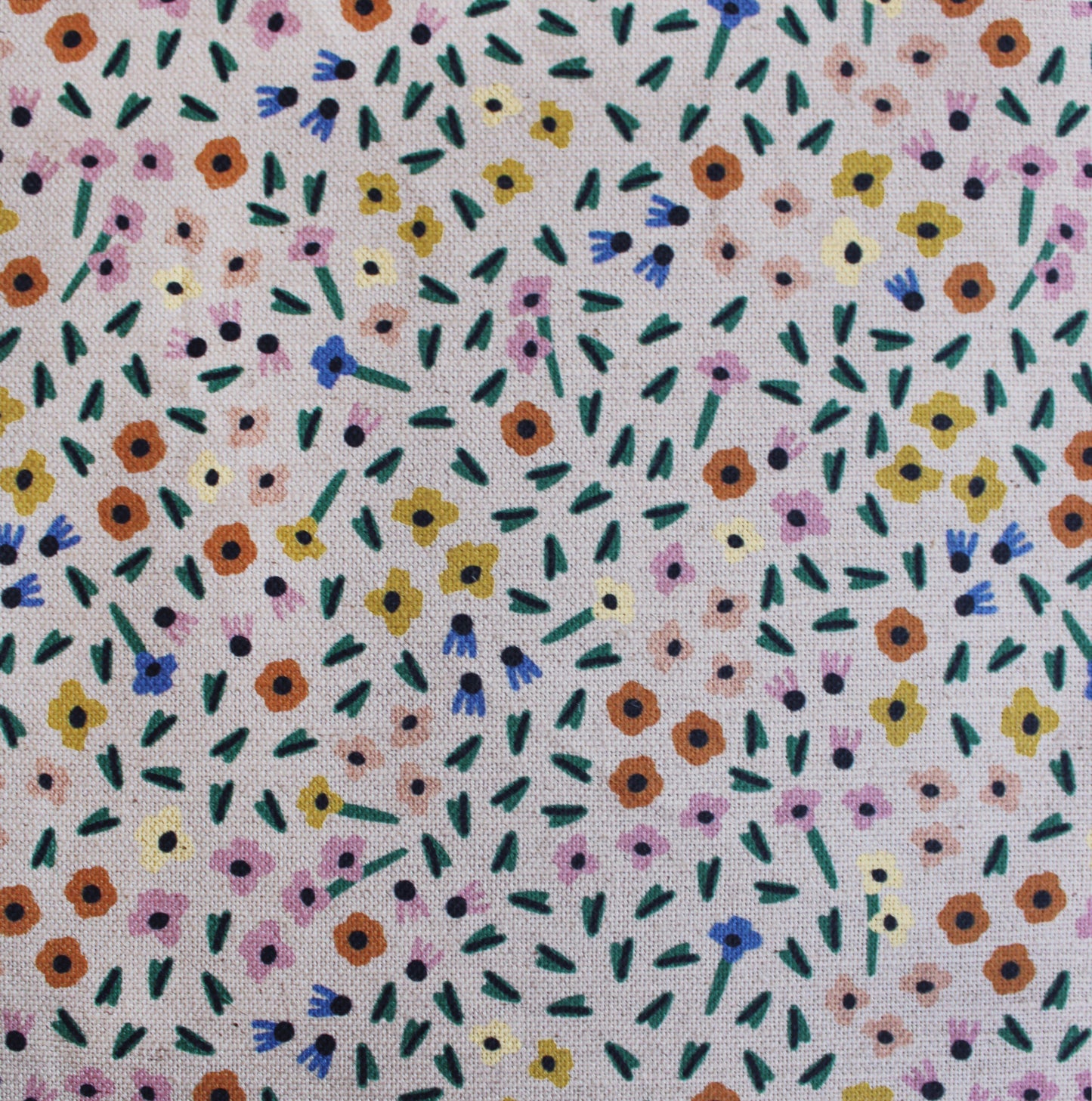 Seed Speckle Cotton Linen Blend Natural
