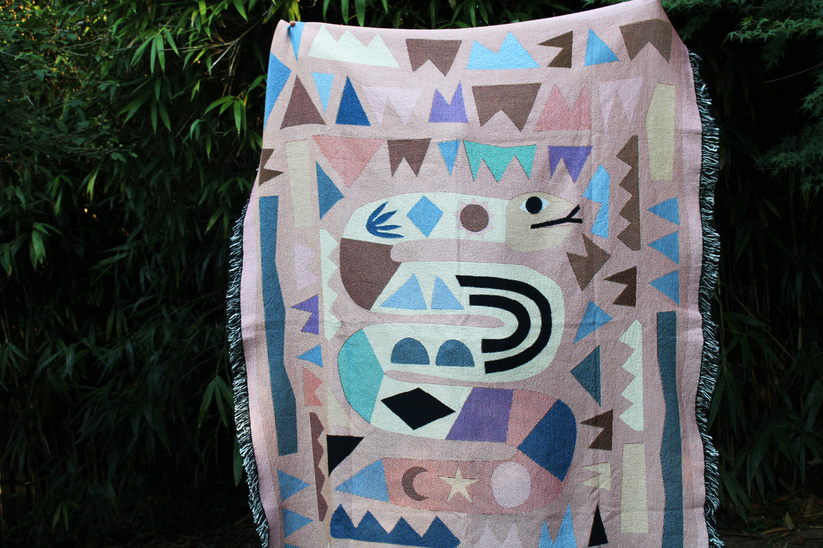 Sssnake Throw Blanket Tapestry
