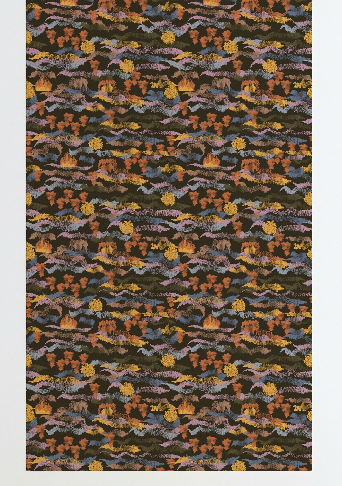 Sonoran Hills Wallpaper Brown