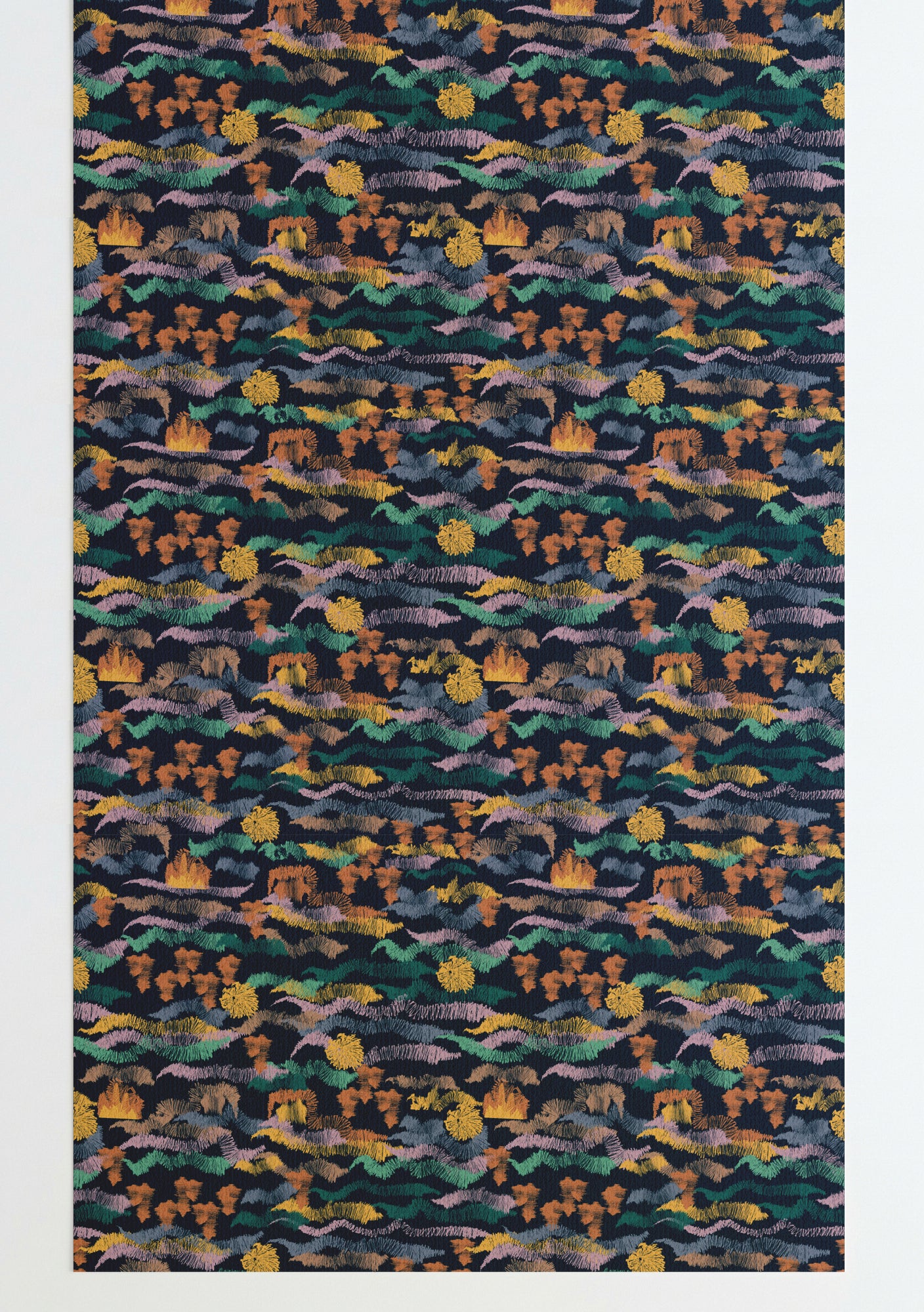 Sonoran Hills Wallpaper Indigo