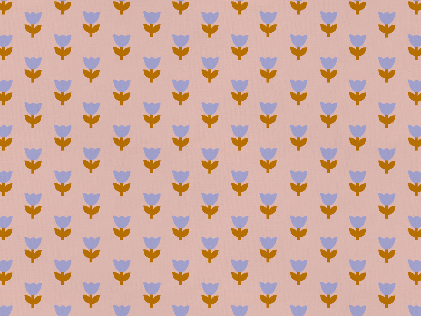 Tulip Tango Cotton Linen Fabric Peach