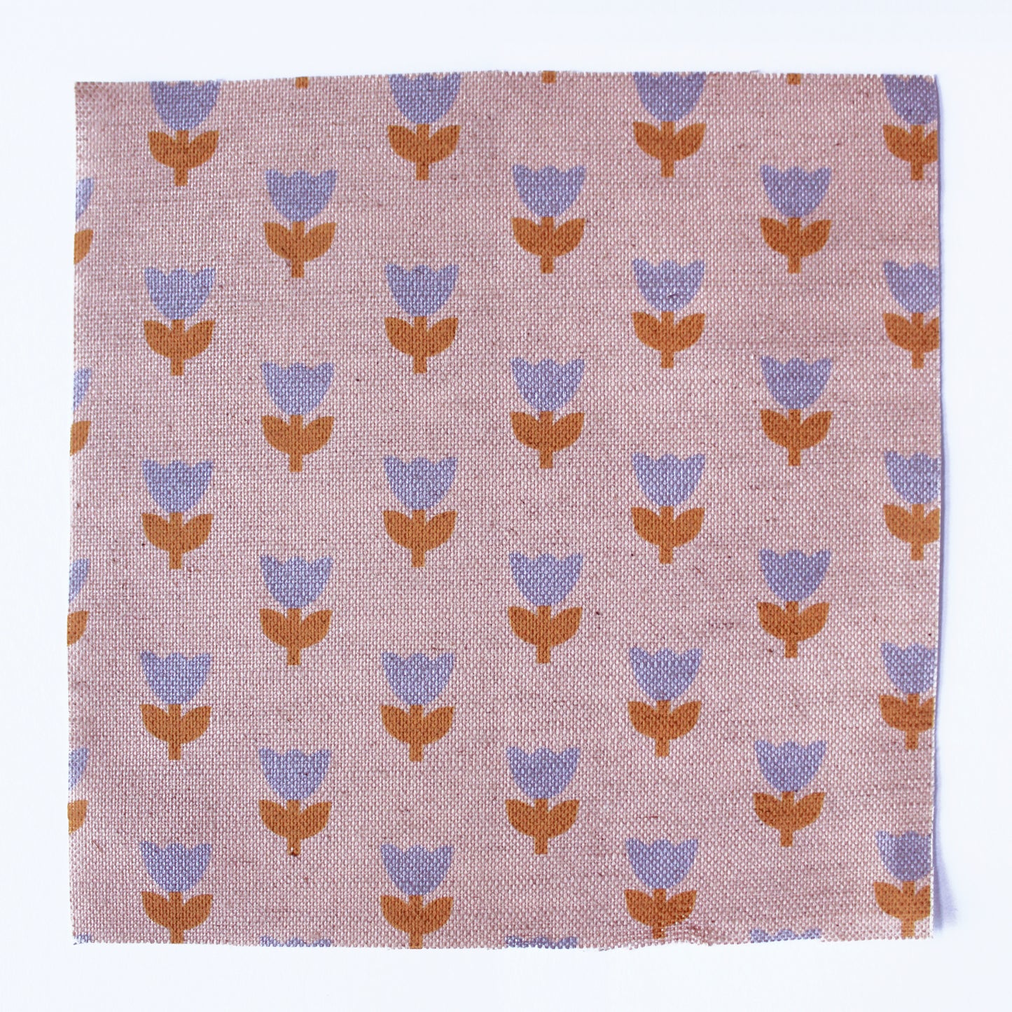 Tulip Tango Cotton Linen Fabric Peach