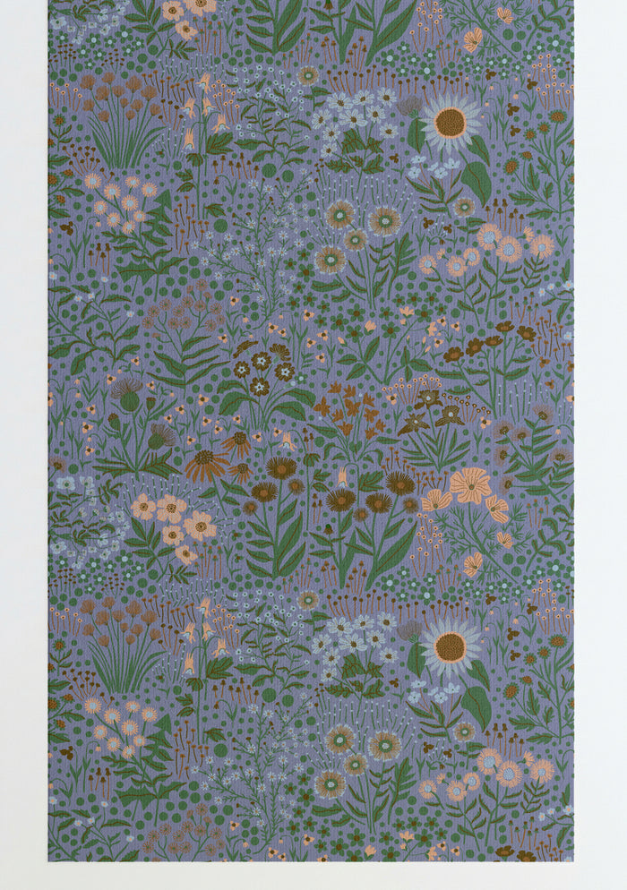 Wildflower Wallpaper Blue Peel and Stick