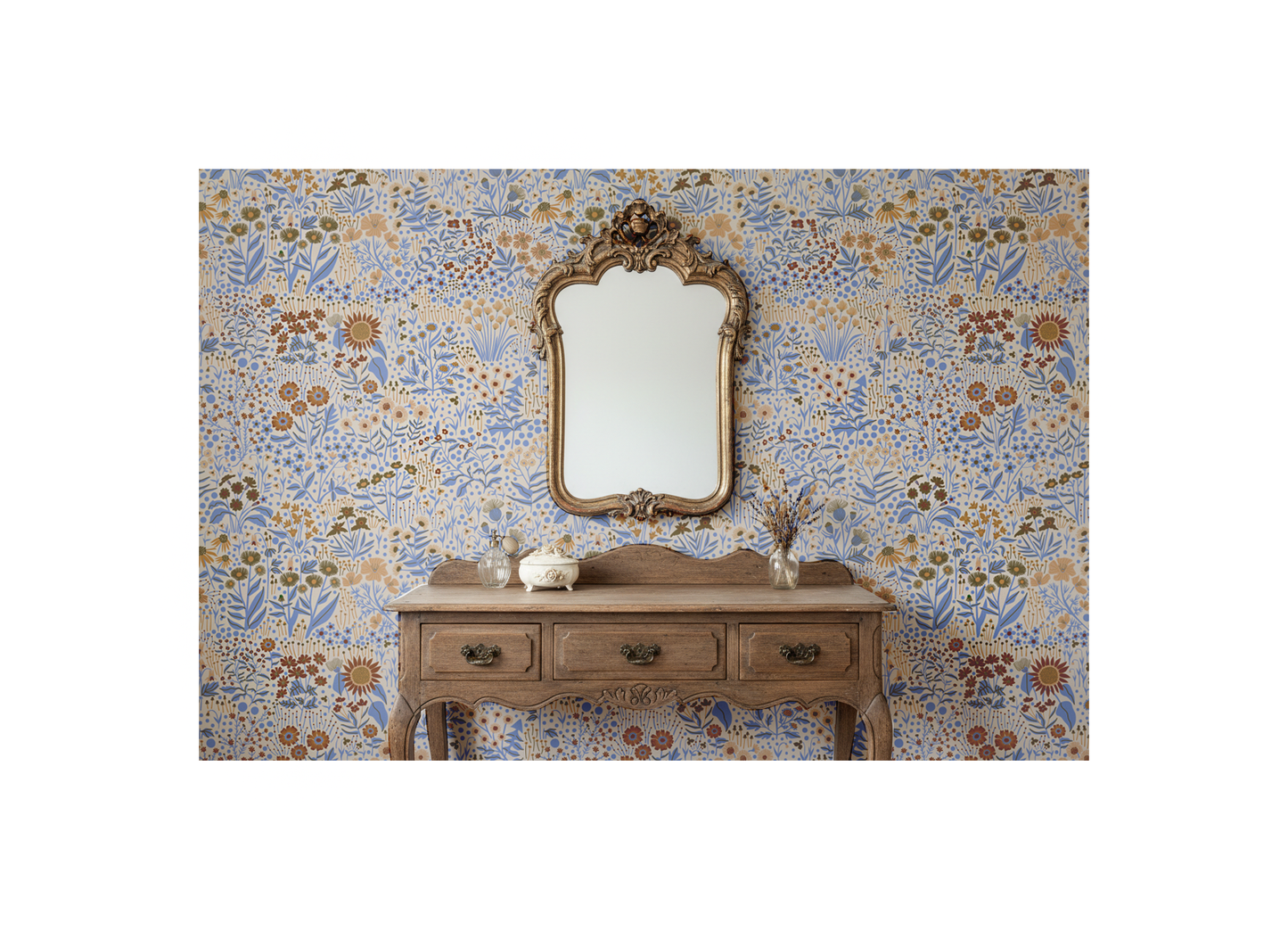 Wildflower Wallpaper Toile Peel and Stick