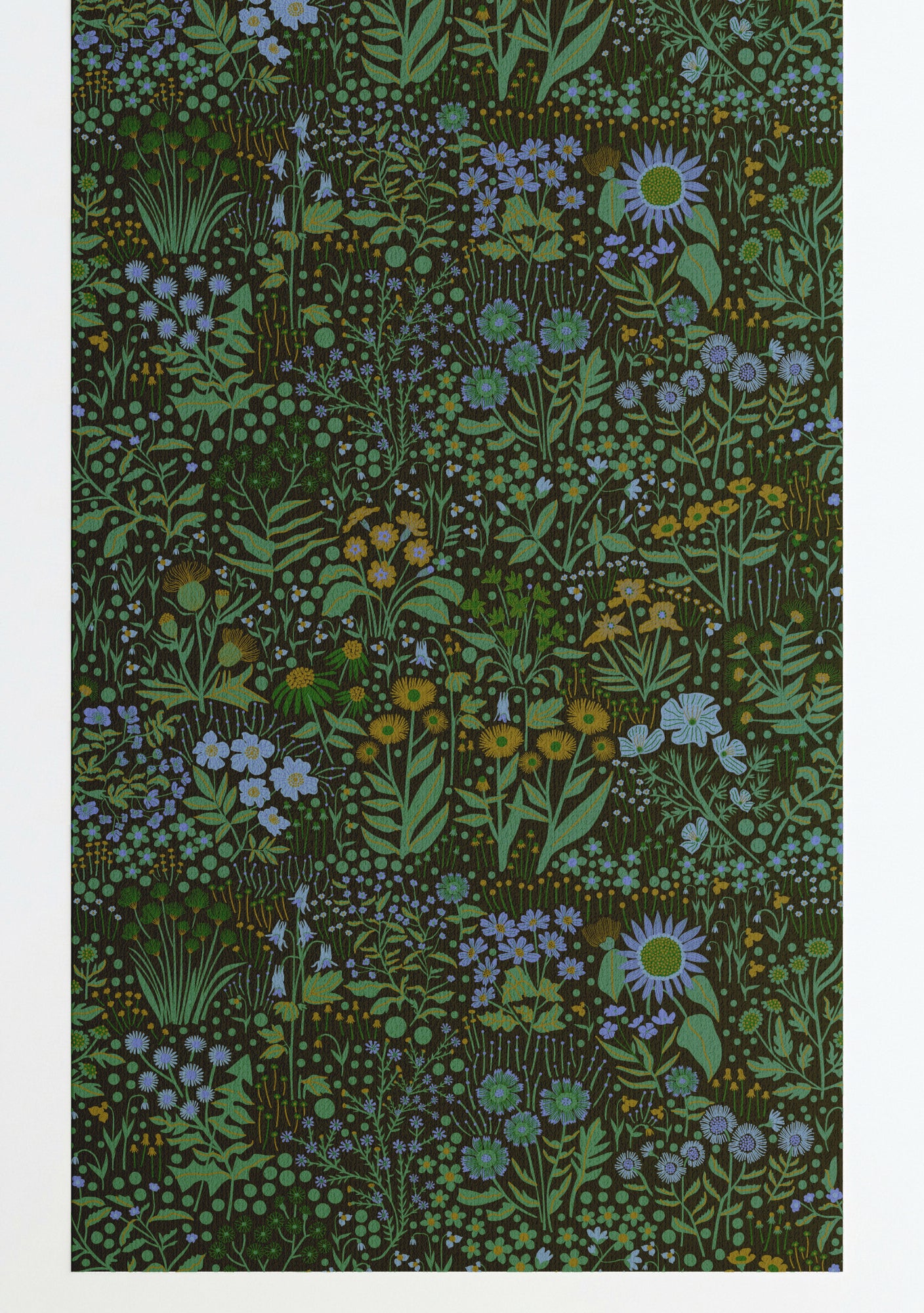 Wildflower Wallpaper Brown