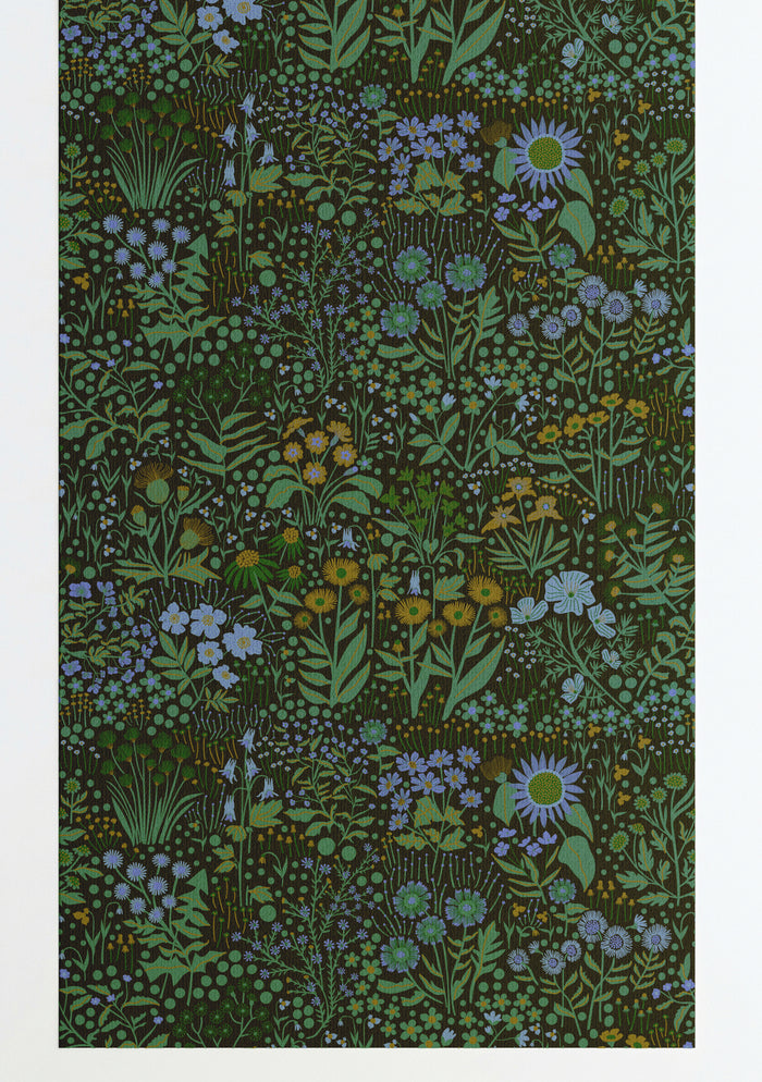 Wildflower Wallpaper Brown