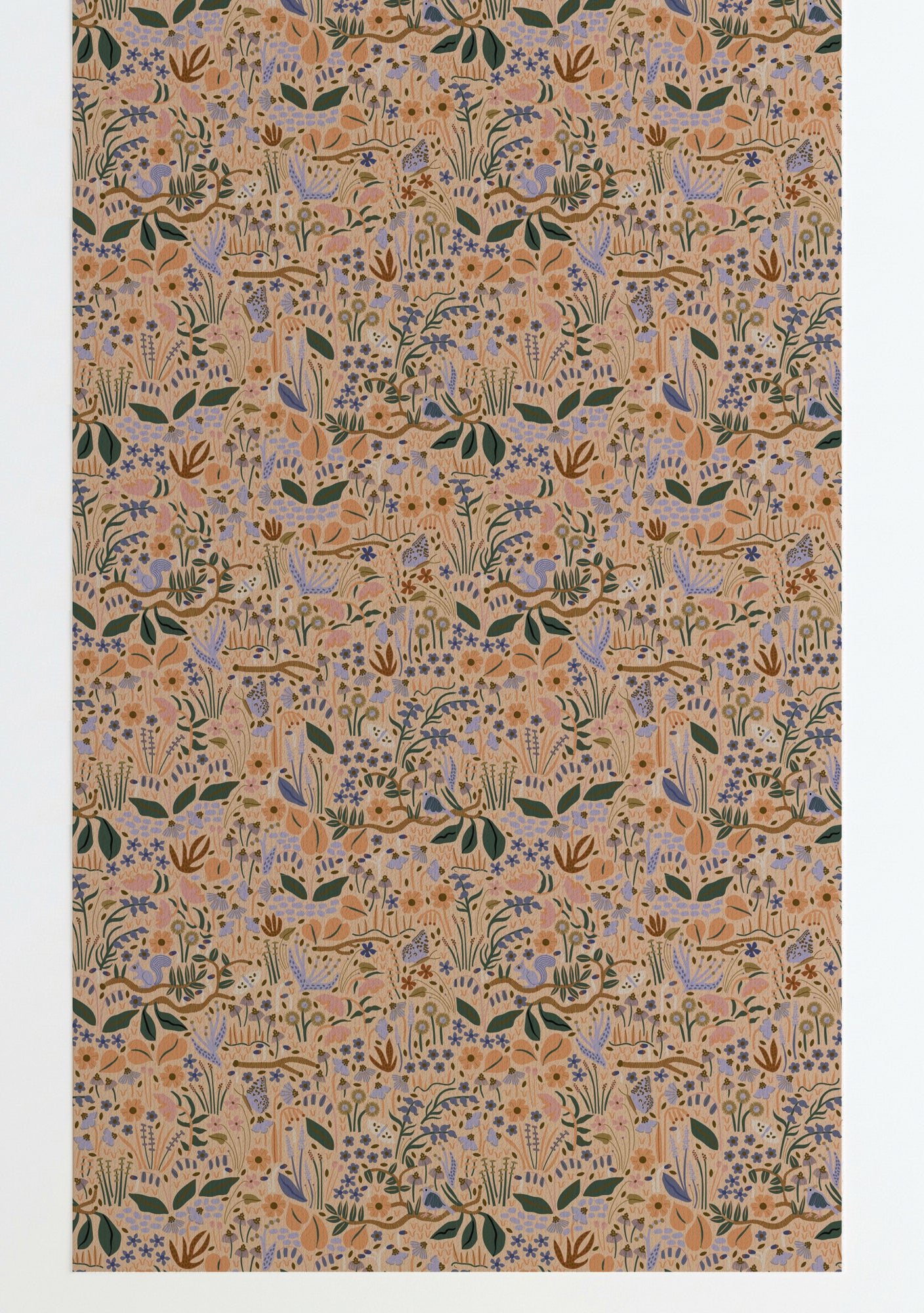 Wildwood Garden Wallpaper Peach Peel and Stick