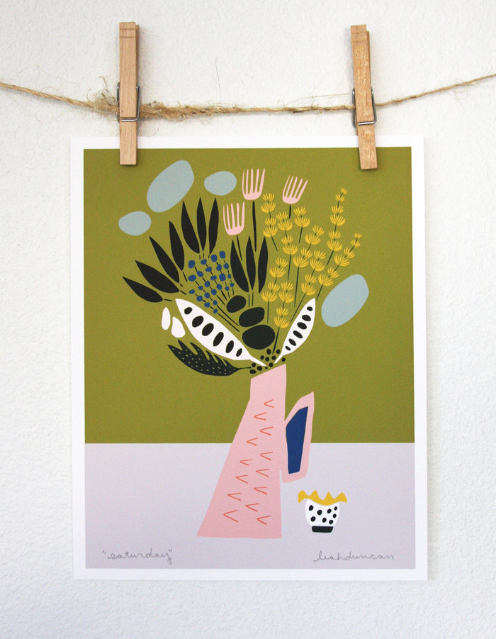 Saturday Still Life Print vendor-unknown