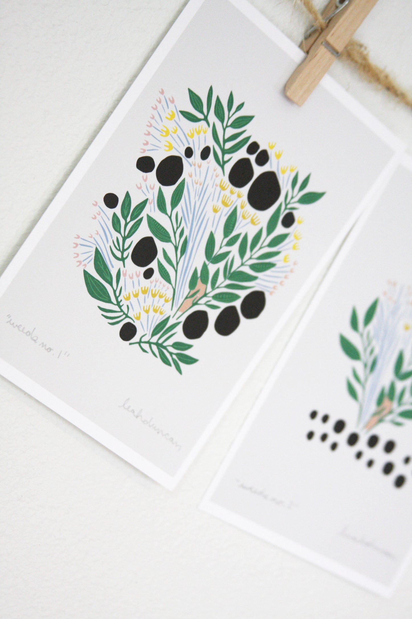 Weeds Print Set