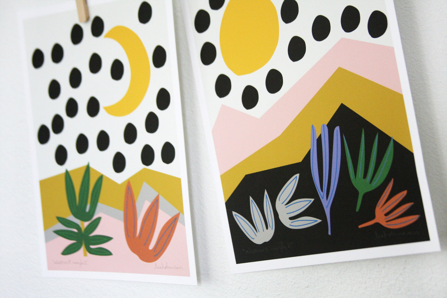 Abstract Marfa Print Set