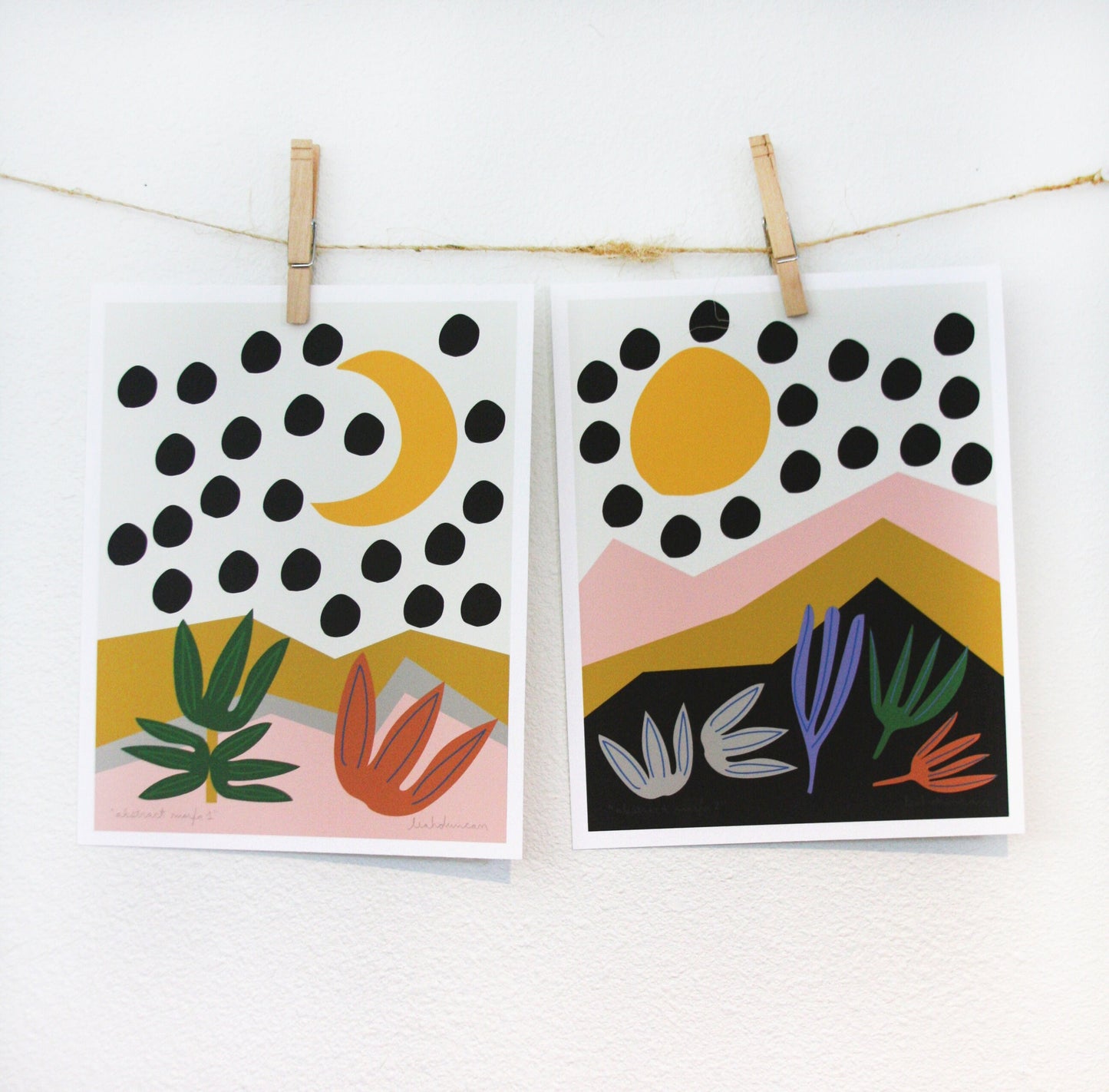 Abstract Marfa Print Set