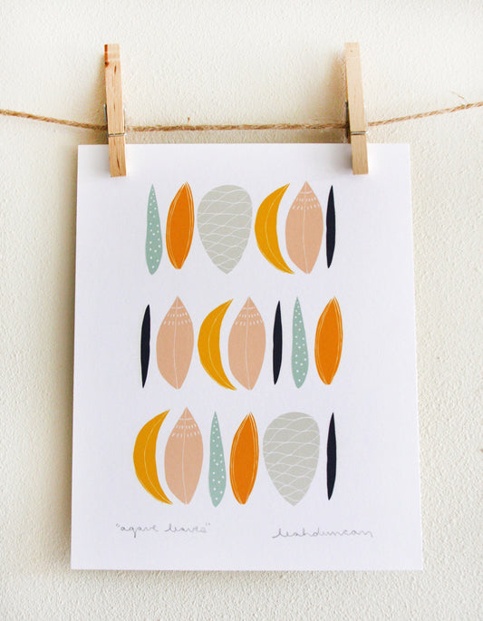 Agave Leaves Print