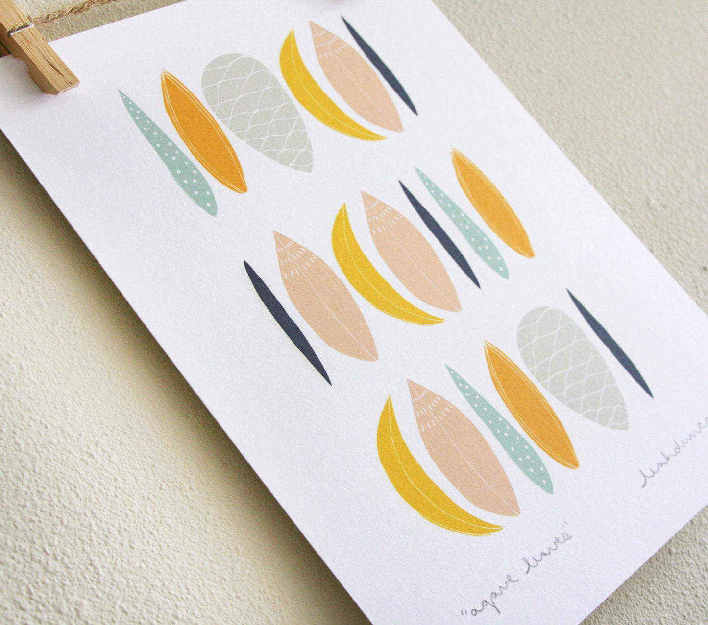 Agave Leaves Print