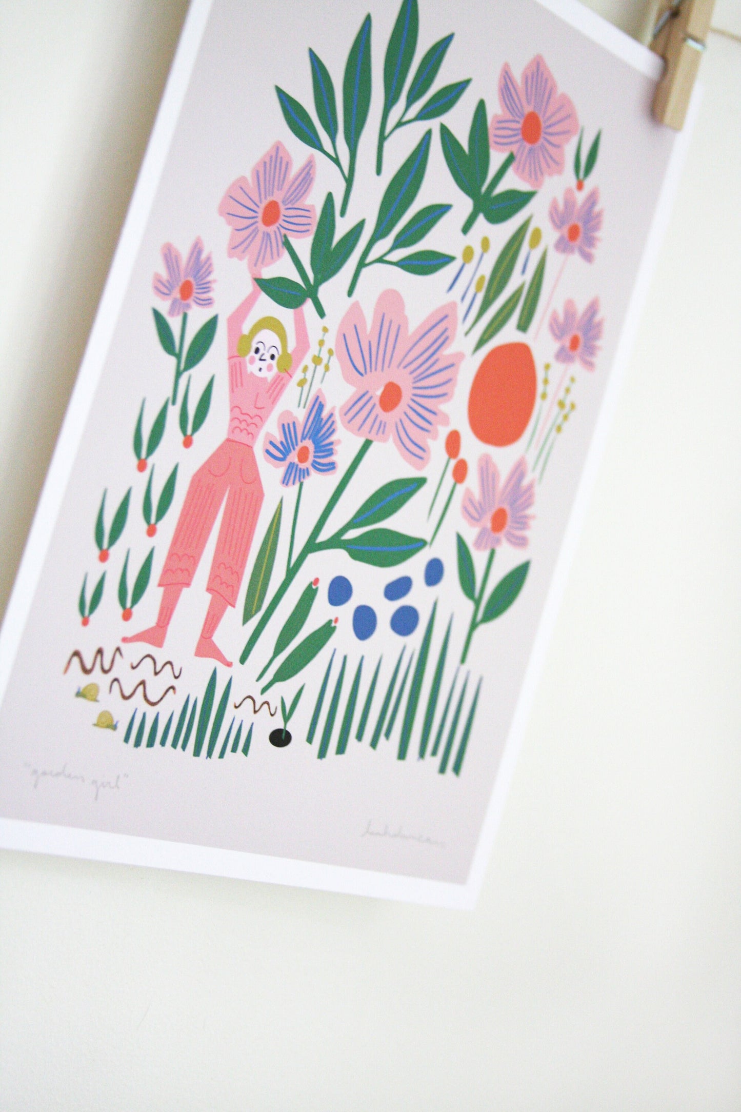 Garden Girl Print