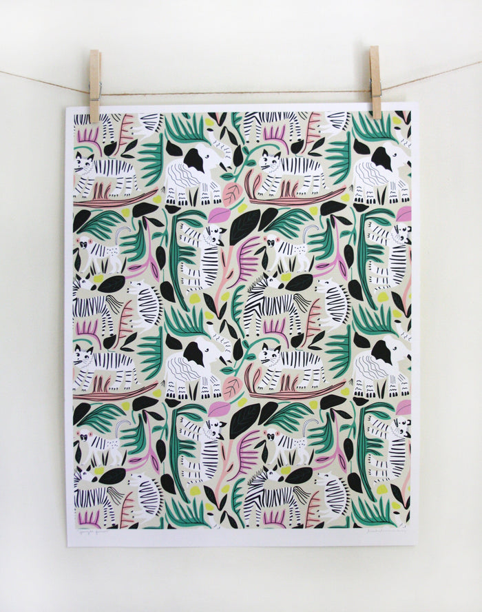 Jungle Forest Print vendor-unknown