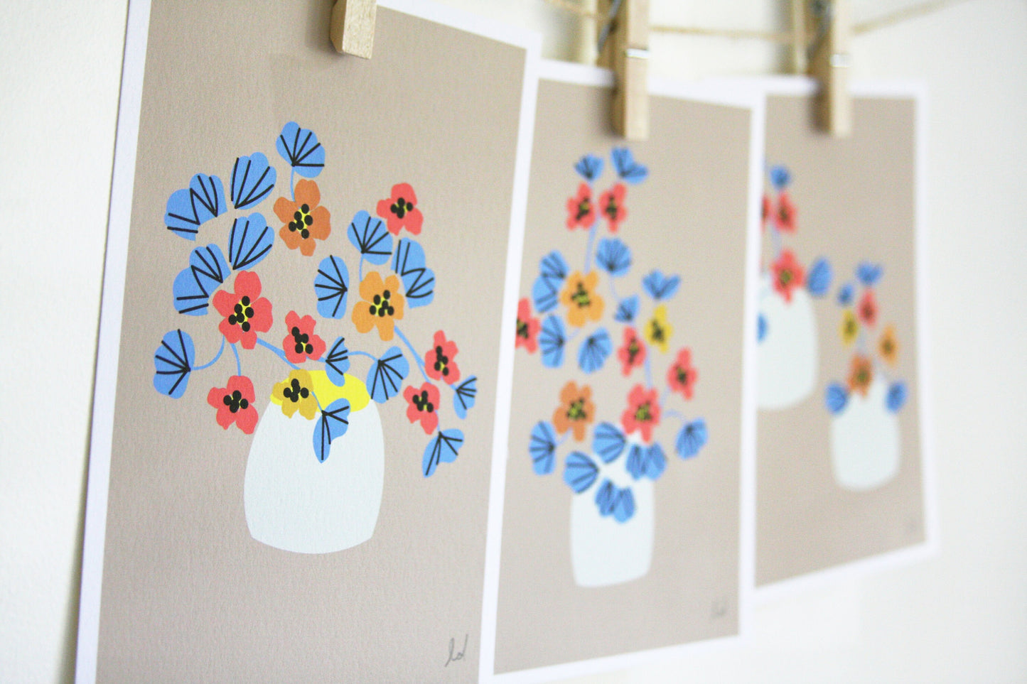 Nasturtium Set of 3 Prints