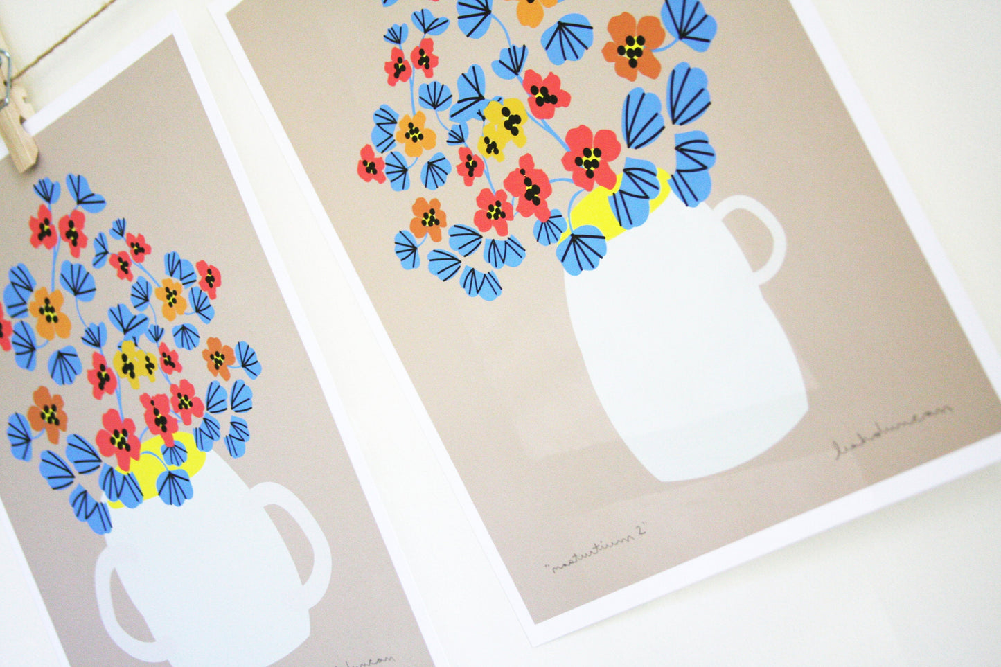 Nasturtium Set of 2 Prints