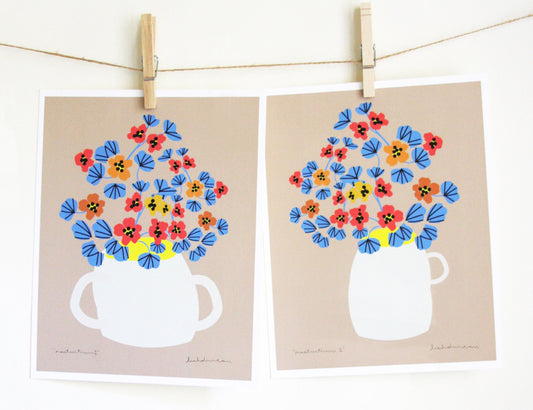 Nasturtium Set of 2 Prints