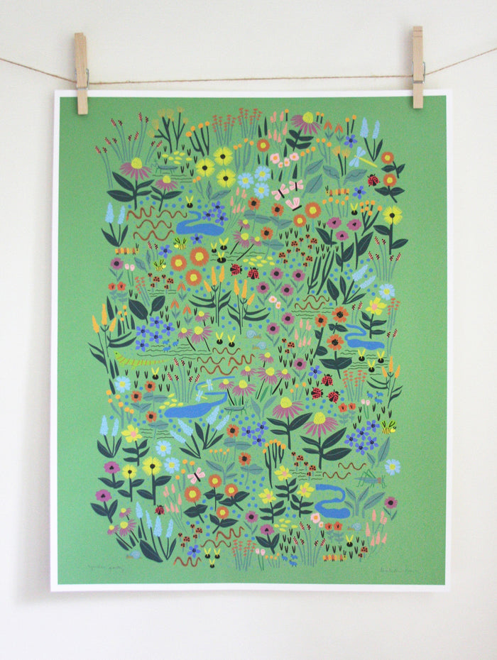 Garden Party Print vendor-unknown